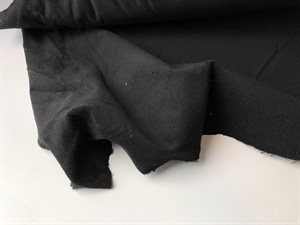 Velour corduroy - dejlig kvalitet i sort, med stræk